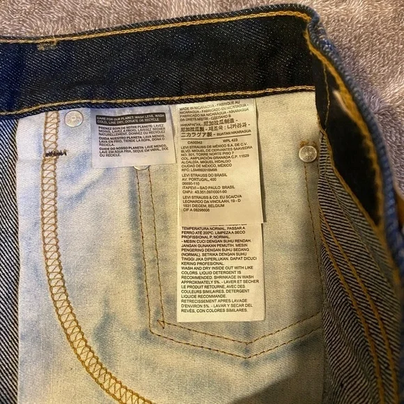 Levi's 517 Blue Jeans Timeless Comfort - Picture 5 of 7
